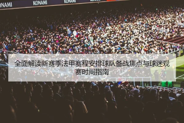 全面解读新赛季法甲赛程安排球队备战焦点与球迷观赛时间指南
